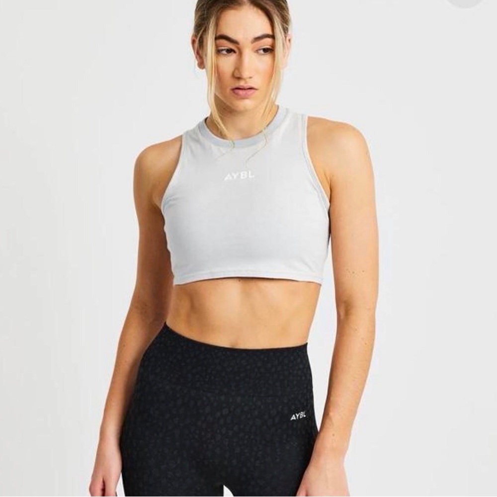 AYBL Light Gray Crop Top